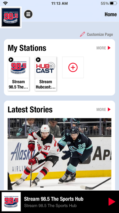 98.5 The Sports Hub screenshot 2