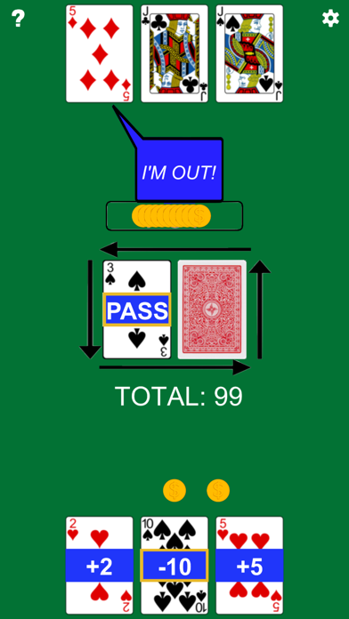 99 Card Game screenshot 2