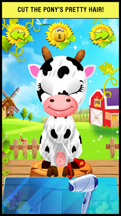 A Baby Pony Little Pet Spa Doctor - my pets vet hair salon & makeover dress up games for girls kids screenshot 3