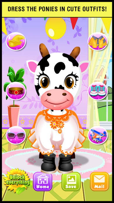 A Baby Pony Little Pet Spa Doctor - my pets vet hair salon & makeover dress up games for girls kids screenshot 2