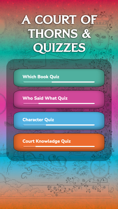 A Court of Thorns and Quizzes screenshot 5