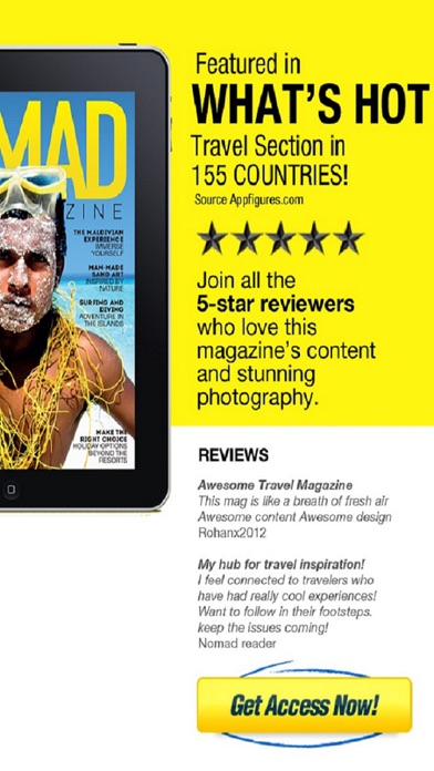 A Digital Nomad - Free Travel Magazine with Worldwide Adventures Photography and Destination Guides screenshot 1