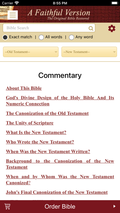 A Faithful Version Bible screenshot 1