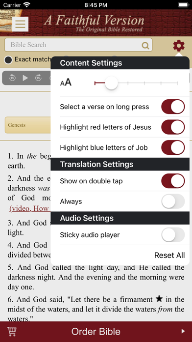 A Faithful Version Bible screenshot 2
