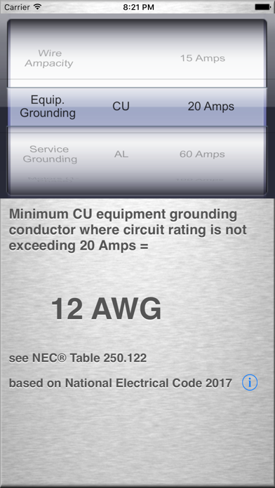 A NEC® 2017 Quick Reference screenshot 4