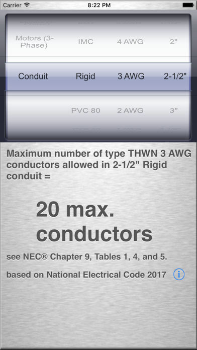 A NEC® 2017 Quick Reference screenshot 1