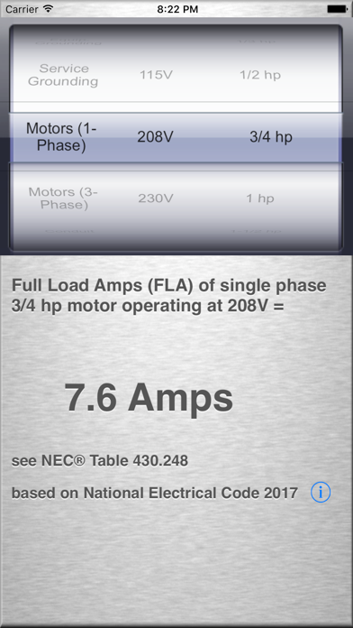 A NEC® 2017 Quick Reference screenshot 2