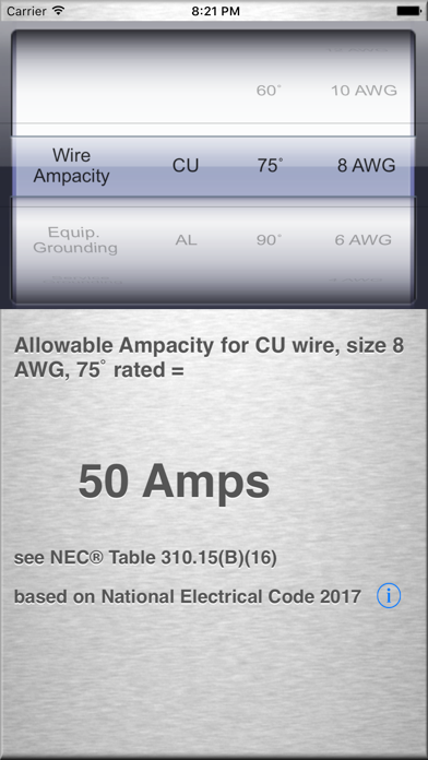 A NEC® 2017 Quick Reference screenshot 5