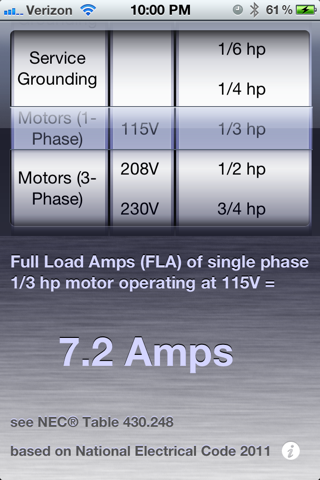 A NEC® Quick Reference screenshot 2
