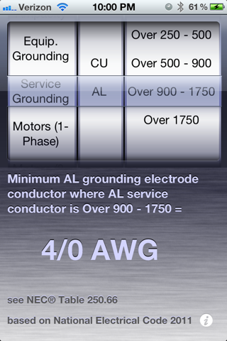 A NEC® Quick Reference screenshot 3