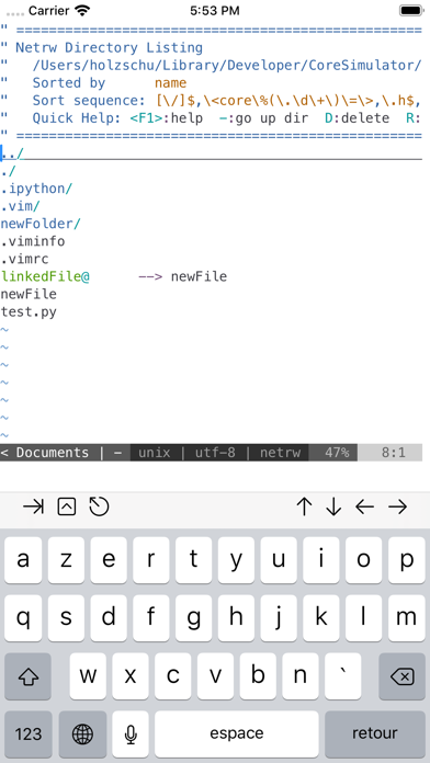 a-Shell screenshot 1