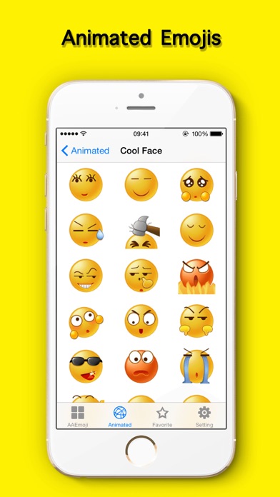 AA Emoji Keyboard - Animated Smiley Me Adult Icons screenshot 3