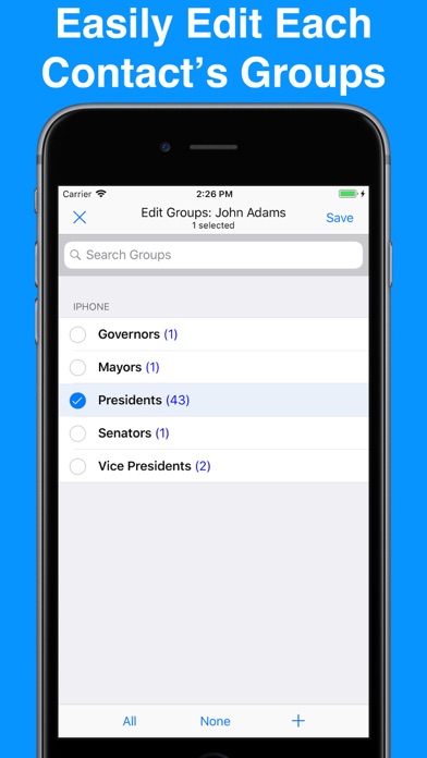 ABC Contacts screenshot 1