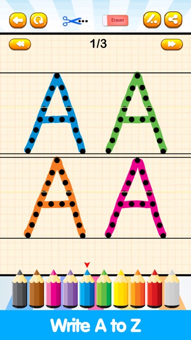 ABC Writing & Animals Coloring screenshot 4