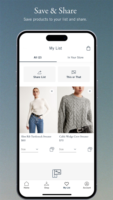 Abercrombie & Fitch screenshot 4