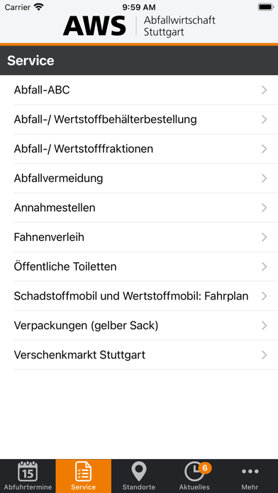 Abfallwirtschaft Stuttgart screenshot 4