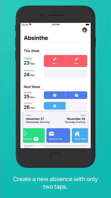 Absinthe for absence.io screenshot 4