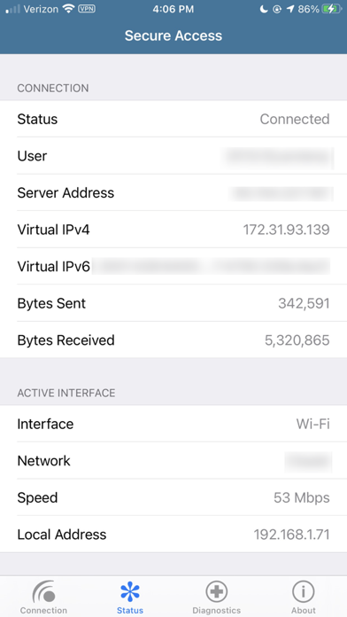 Absolute Secure Access screenshot 2
