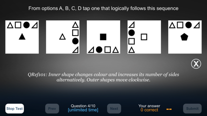 Abstract Reasoning Test screenshot 1