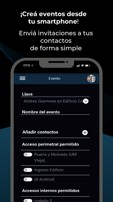 Access Control App Móvil screenshot 2