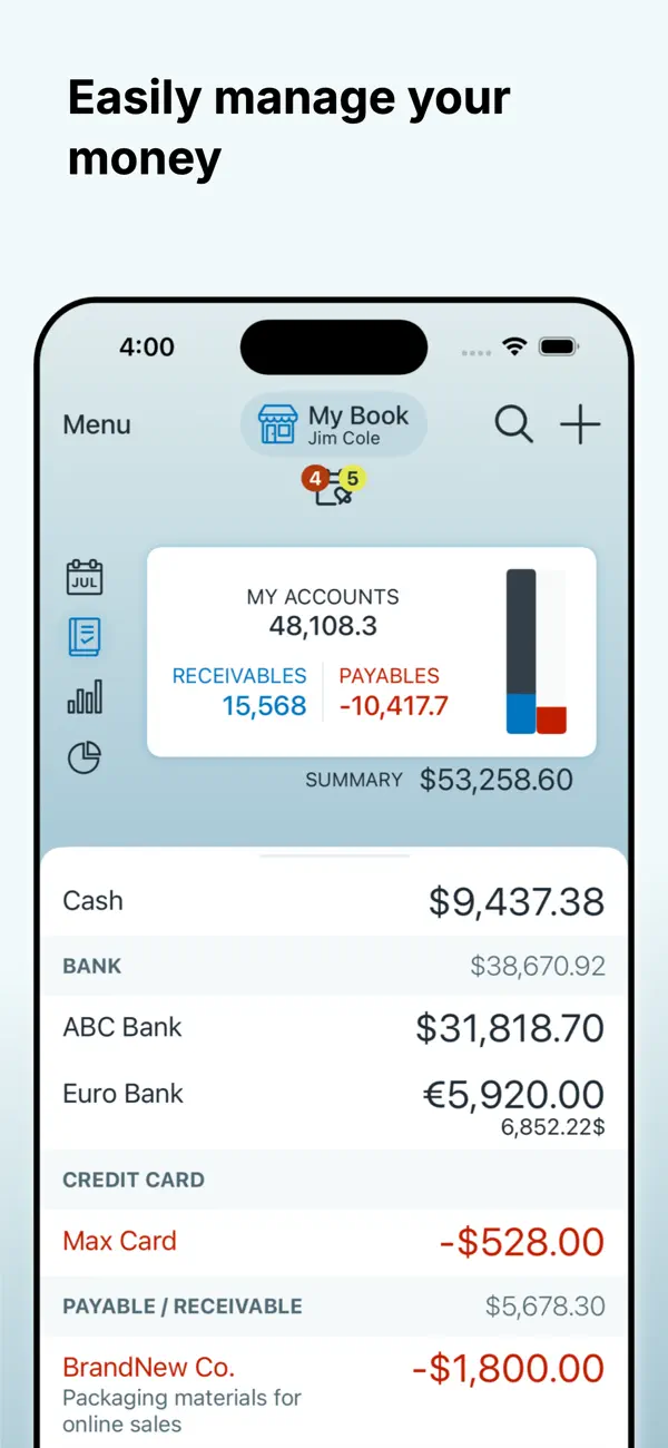 Account Book - Money Manager screenshot 6