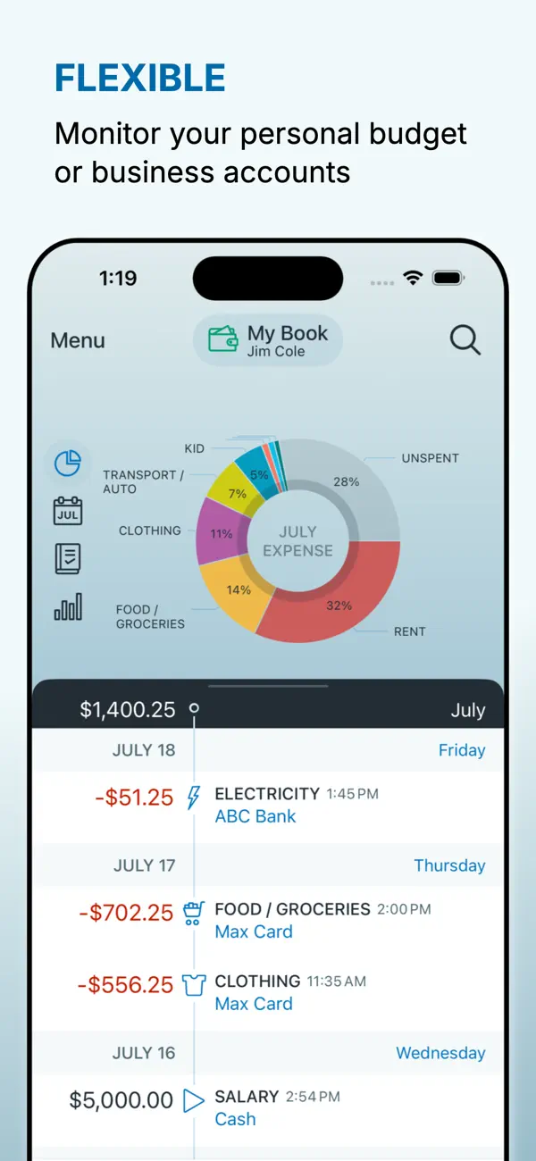 Account Book - Money Manager screenshot 5