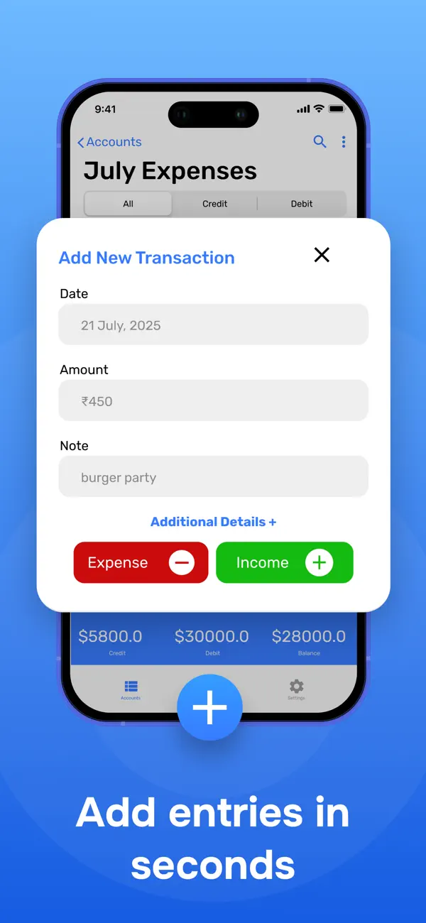 Account & Expense Manager screenshot 4