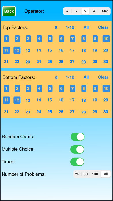 Ace Math Flash Cards screenshot 1