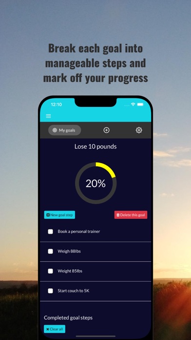 Achieve my goals screenshot 3