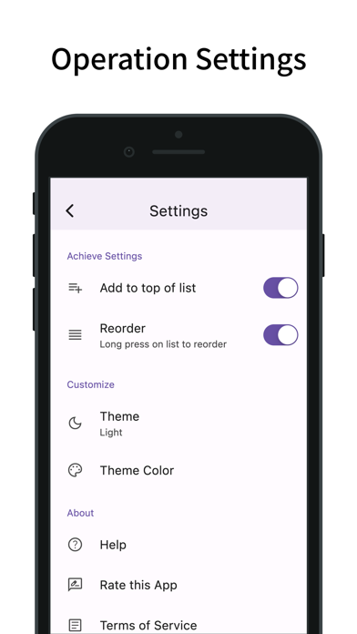 Achieve: ToDo Counter screenshot 2