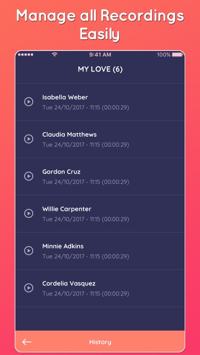 Acr call recorder - for iPhone screenshot 2