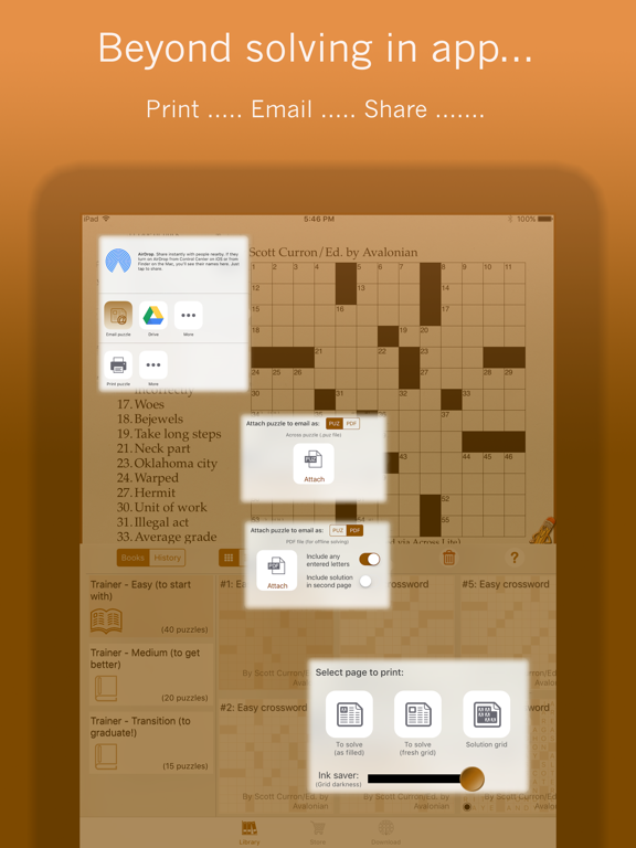 Across Lite Crosswords screenshot 1