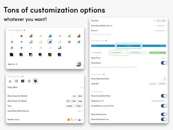 Across: Modern Calendar screenshot 2