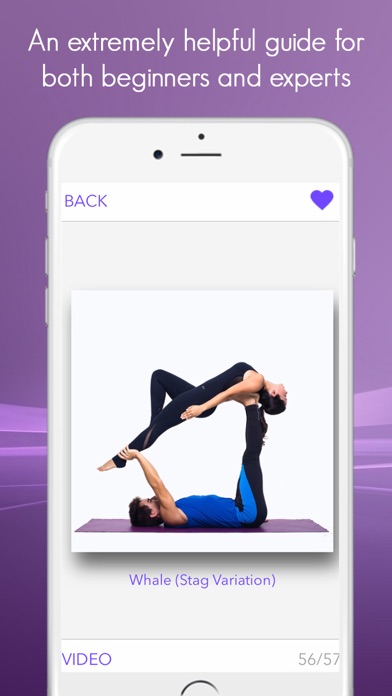 Acroyoga Guide - A visual guide with videos for acroyoga and yoga lovers. screenshot 1