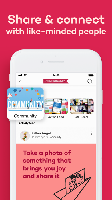 Action for Happiness: Get tips screenshot 2