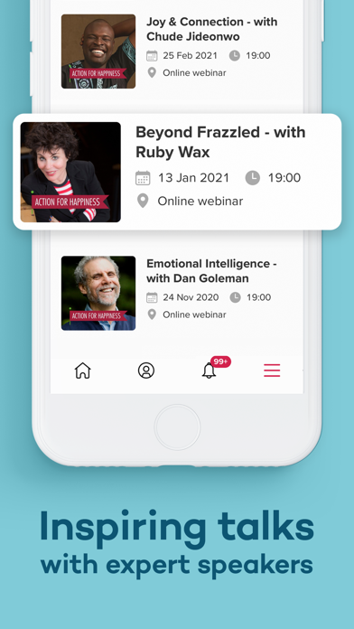 Action for Happiness: Get tips screenshot 1