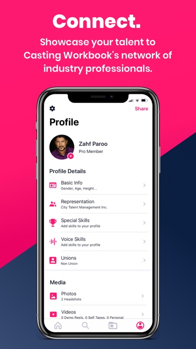 Actor App by Casting Workbook screenshot 2