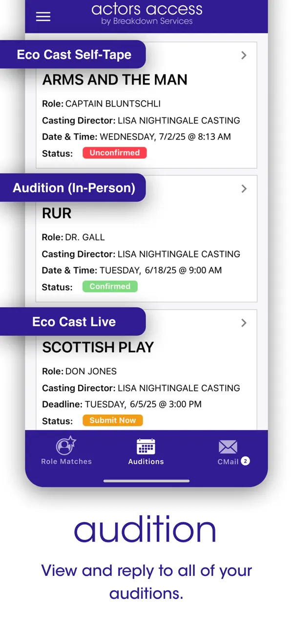 Actors Access screenshot 4