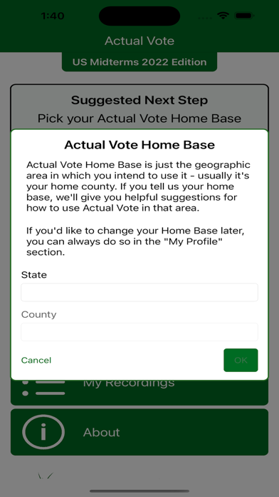 Actual Vote screenshot 3