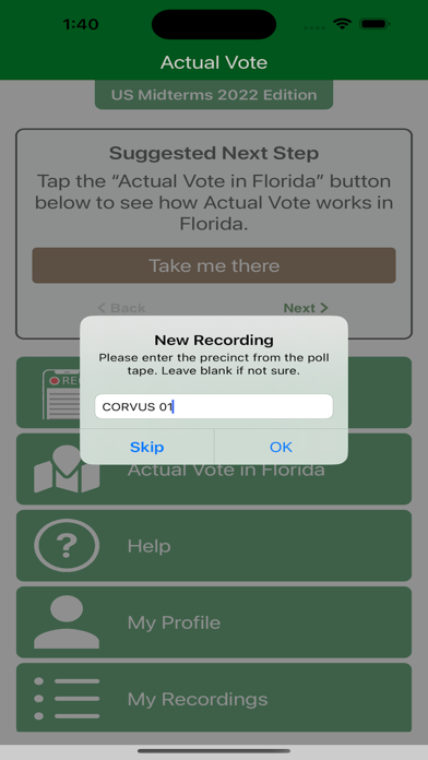 Actual Vote screenshot 2