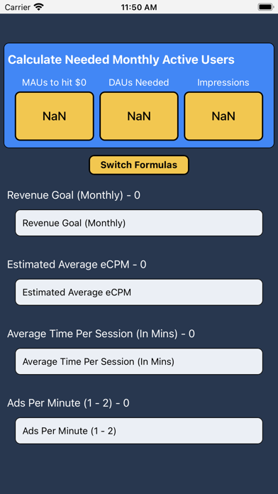 Ad Revenue Calculator screenshot 1