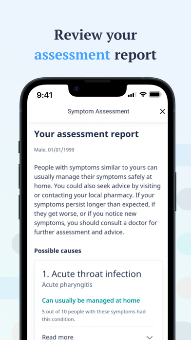 Ada - your health portal screenshot 1