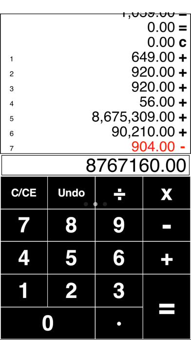 Adding Tape Printing Calculator with virtual tape screenshot 5