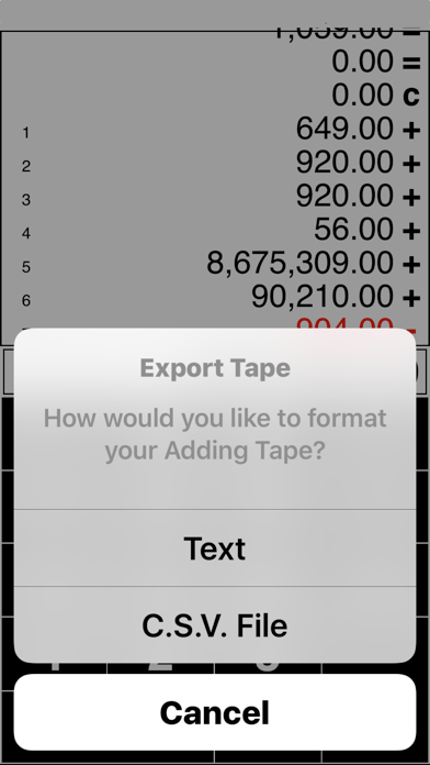 Adding Tape Printing Calculator with virtual tape screenshot 2