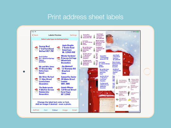 Address Labels & Envelopes screenshot 10