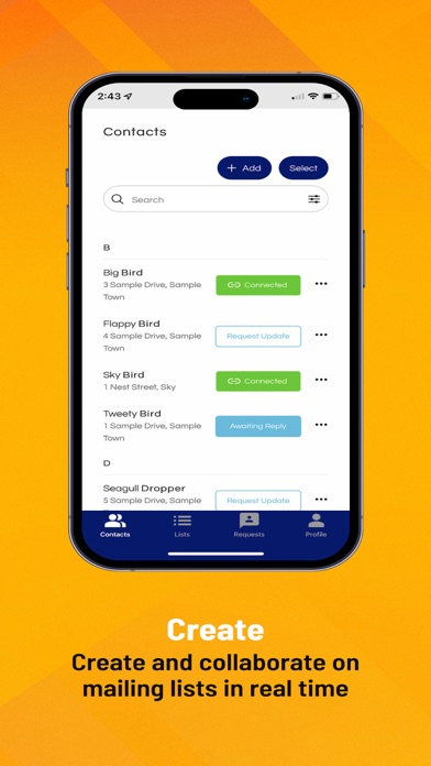 AddressLive screenshot 2