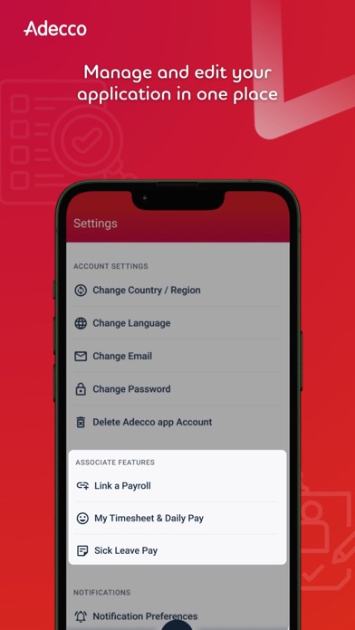 Adecco screenshot 2