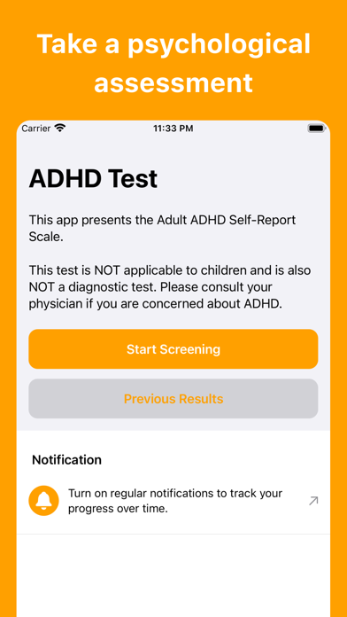 ADHD Test (Adult) screenshot 3