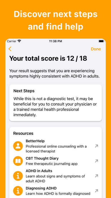 ADHD Test (Adult) screenshot 1