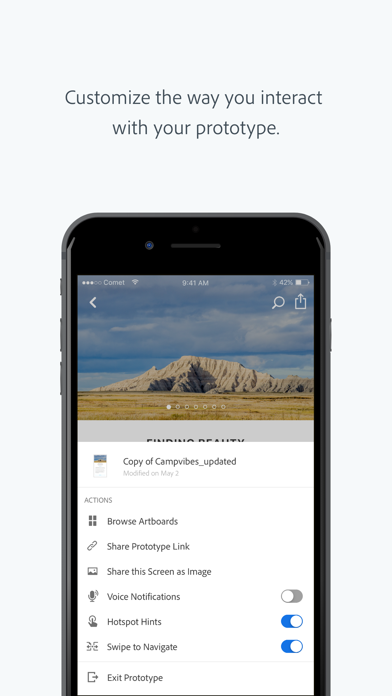 Adobe XD screenshot 1